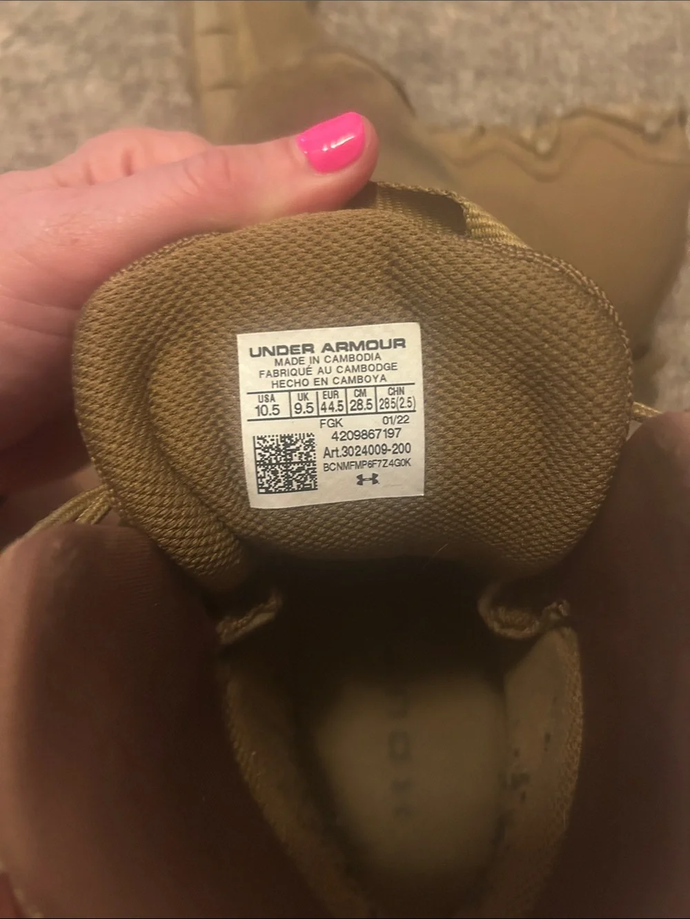 Under Armour Valsetz tactical Boots